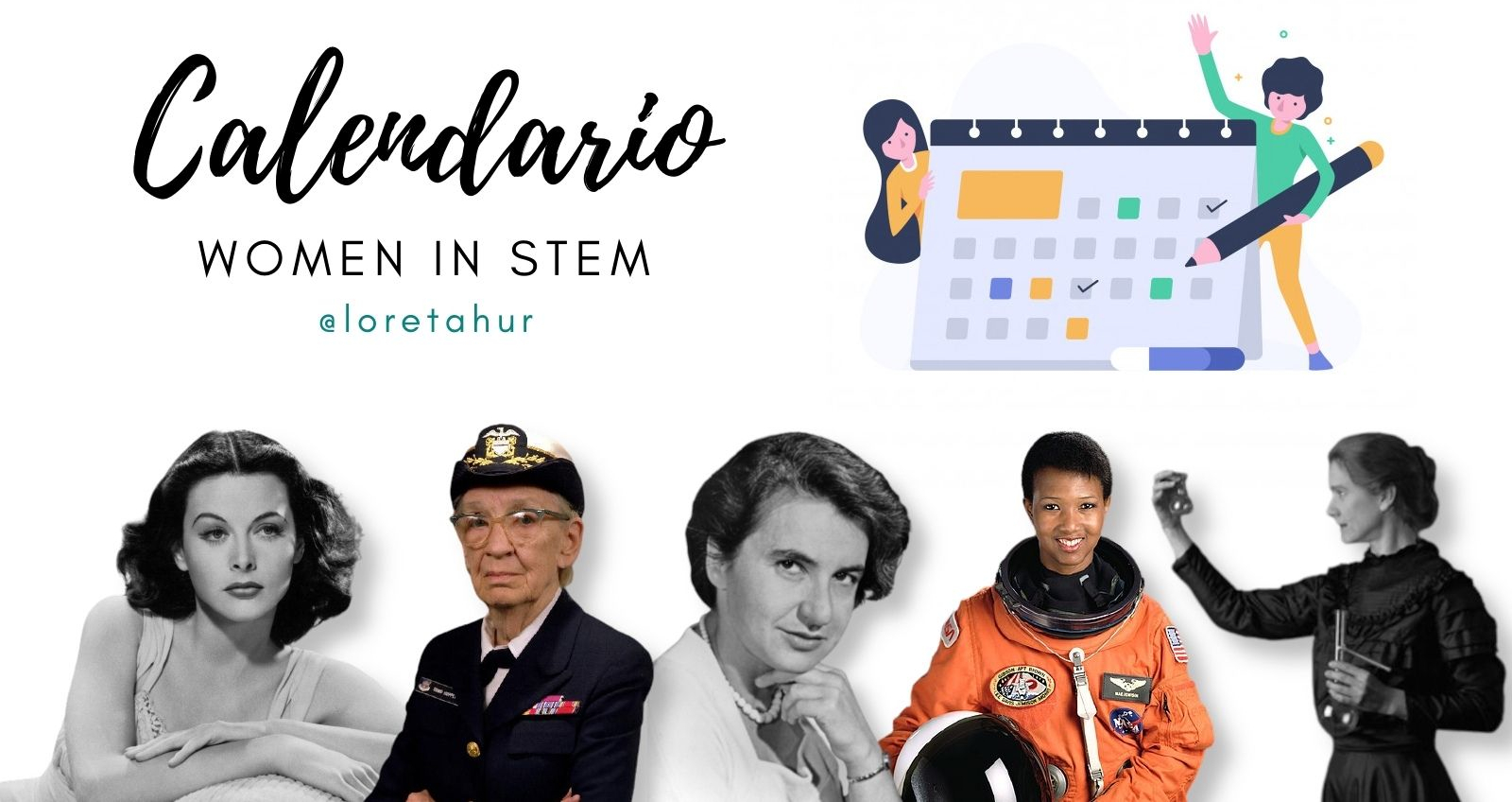 Featured image for “Calendario de mujeres STEM para el curso escolar 2022-2023”