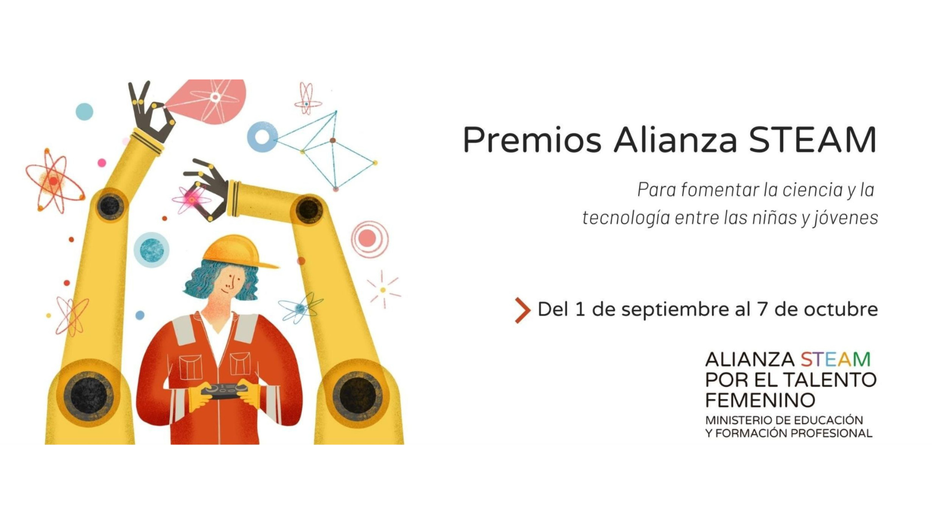 Featured image for “Premios ‘Alianza STEAM por el talento femenino, Niñas en pie de ciencia’ 2022”