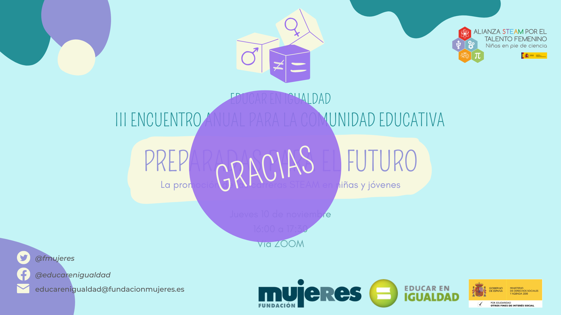 Featured image for “¡Gracias por vuestra participación en el III Encuentro Anual para la Comunidad Educativa #PreparadasParaElFuturo!”